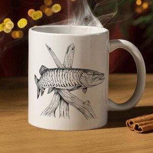 Tiger Musky svg dxf png Muskellunge Realistic Detailed Fishing Digital Download Laser Files image 4