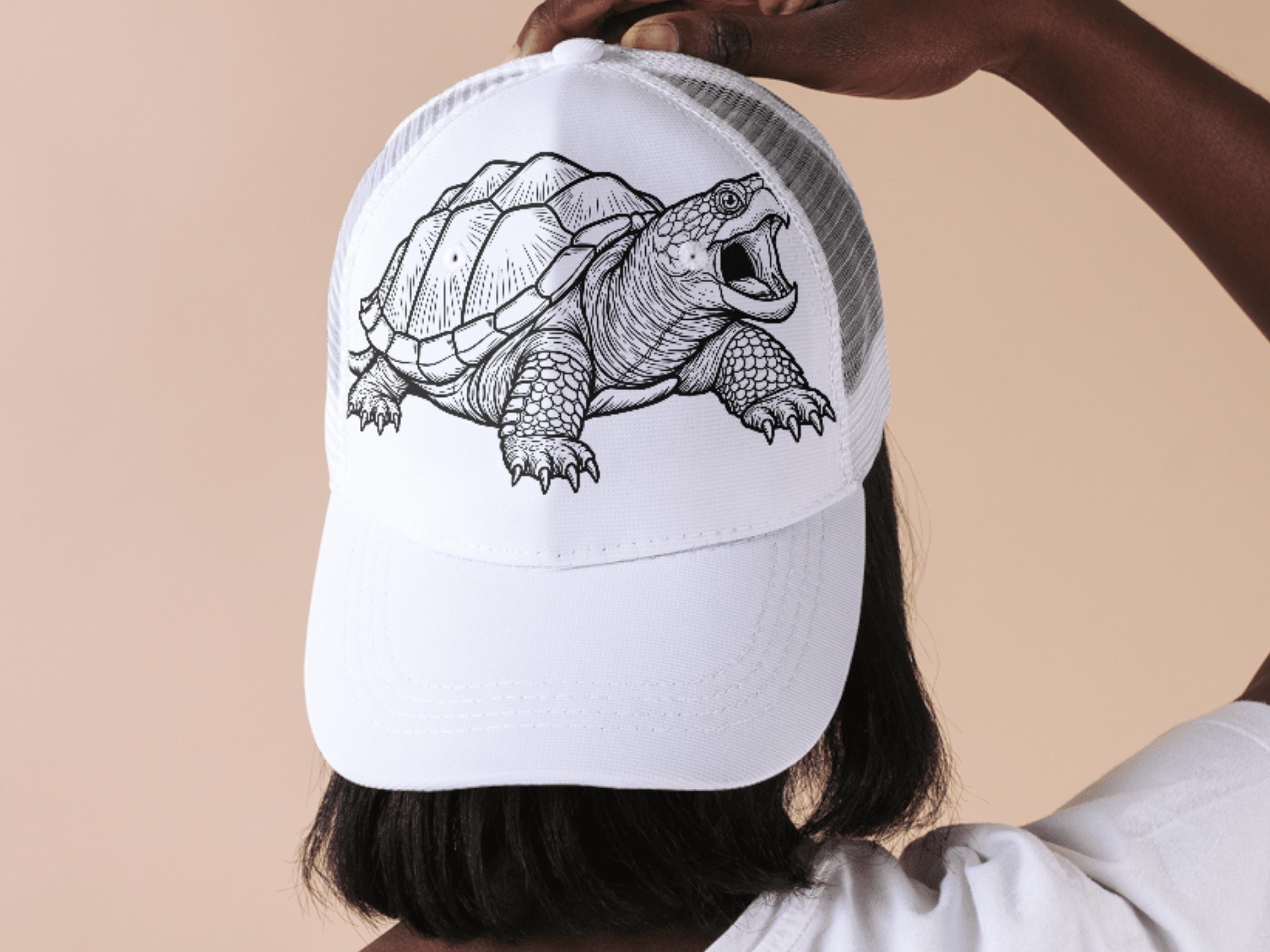 Snapper Turtle Dxf Snapping Turtle Svg Dxf Png Realistic Detailed Snapper Digital Download ...