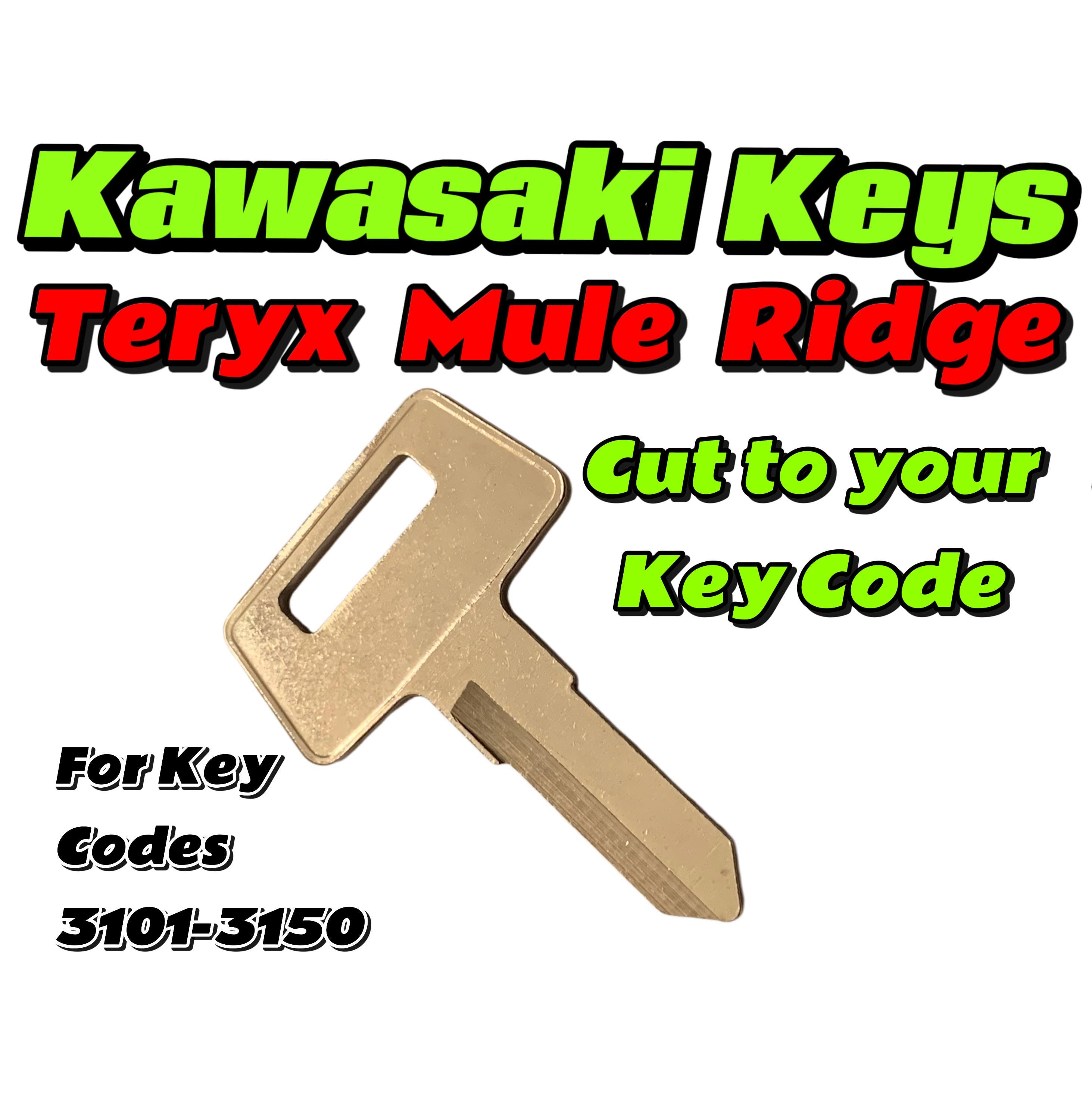 key NEW 2011 - 2025 GENUINE KAWASAKI NINJA ZX 6R 10R 10RR 14R