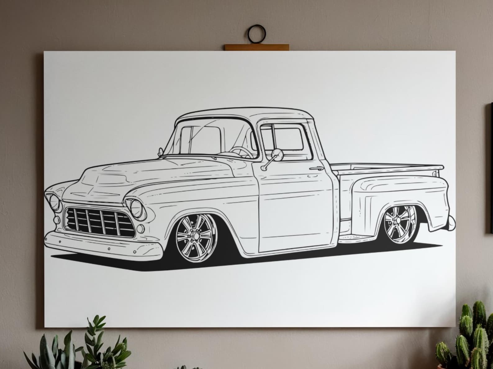 1957 Chevy Truck Svg Png Dxf Jpeg Chevrolet Apache (digital Download ...