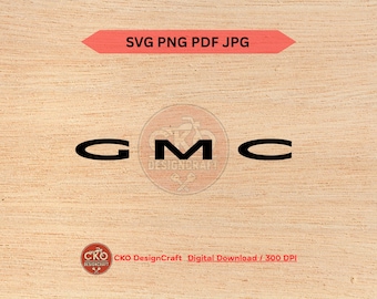 Logotipo de GMC SVG, PNG, PDF, JPEG, camión vintage 1960-1967 (descarga digital), archivos láser