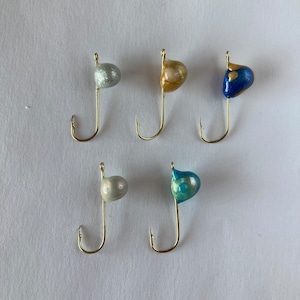 Set of Five Ice Fishing Jigs