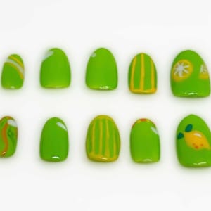 Lemon Lime Nails