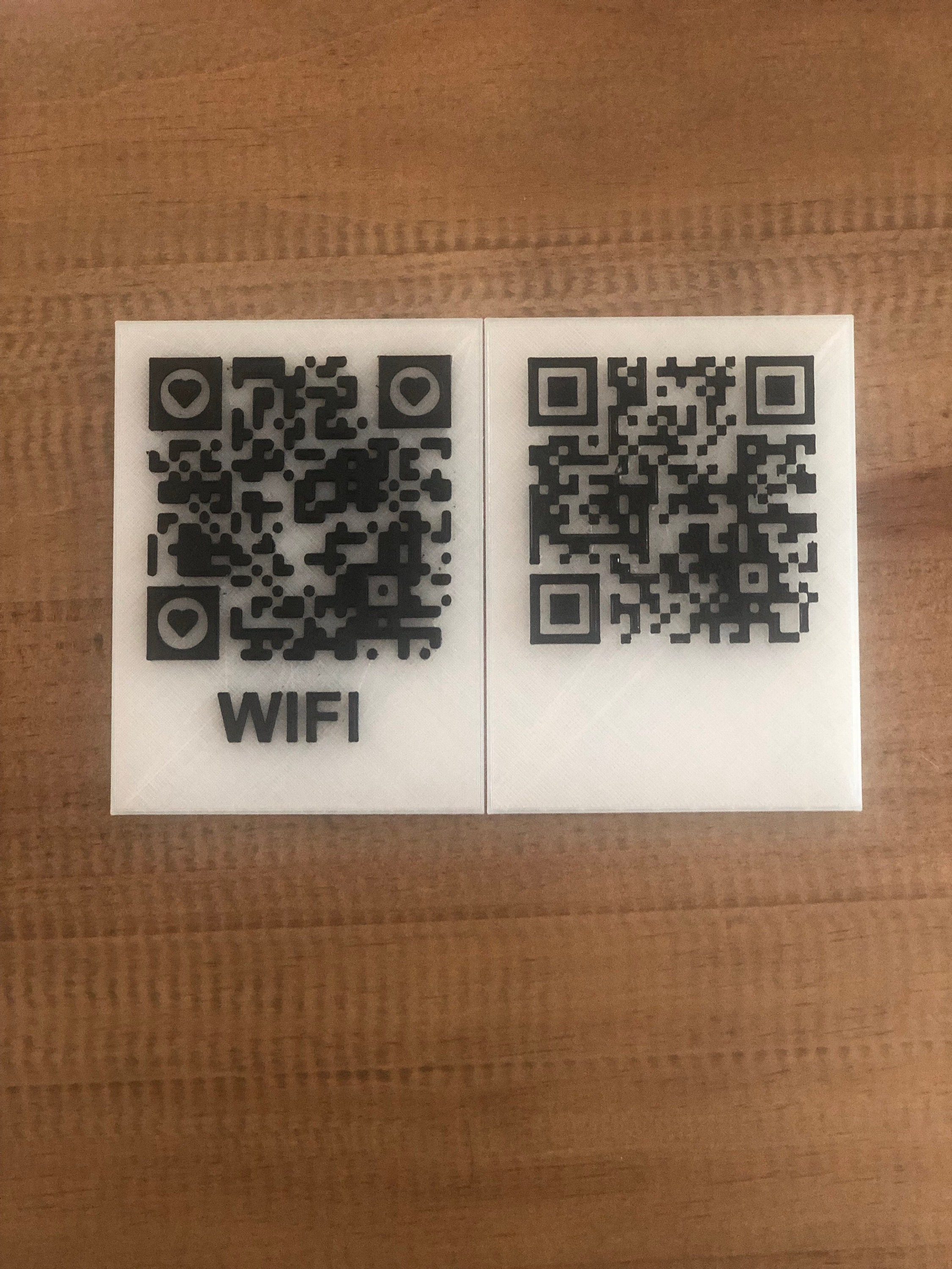 Custom 3D Printed QR Code Display - Etsy