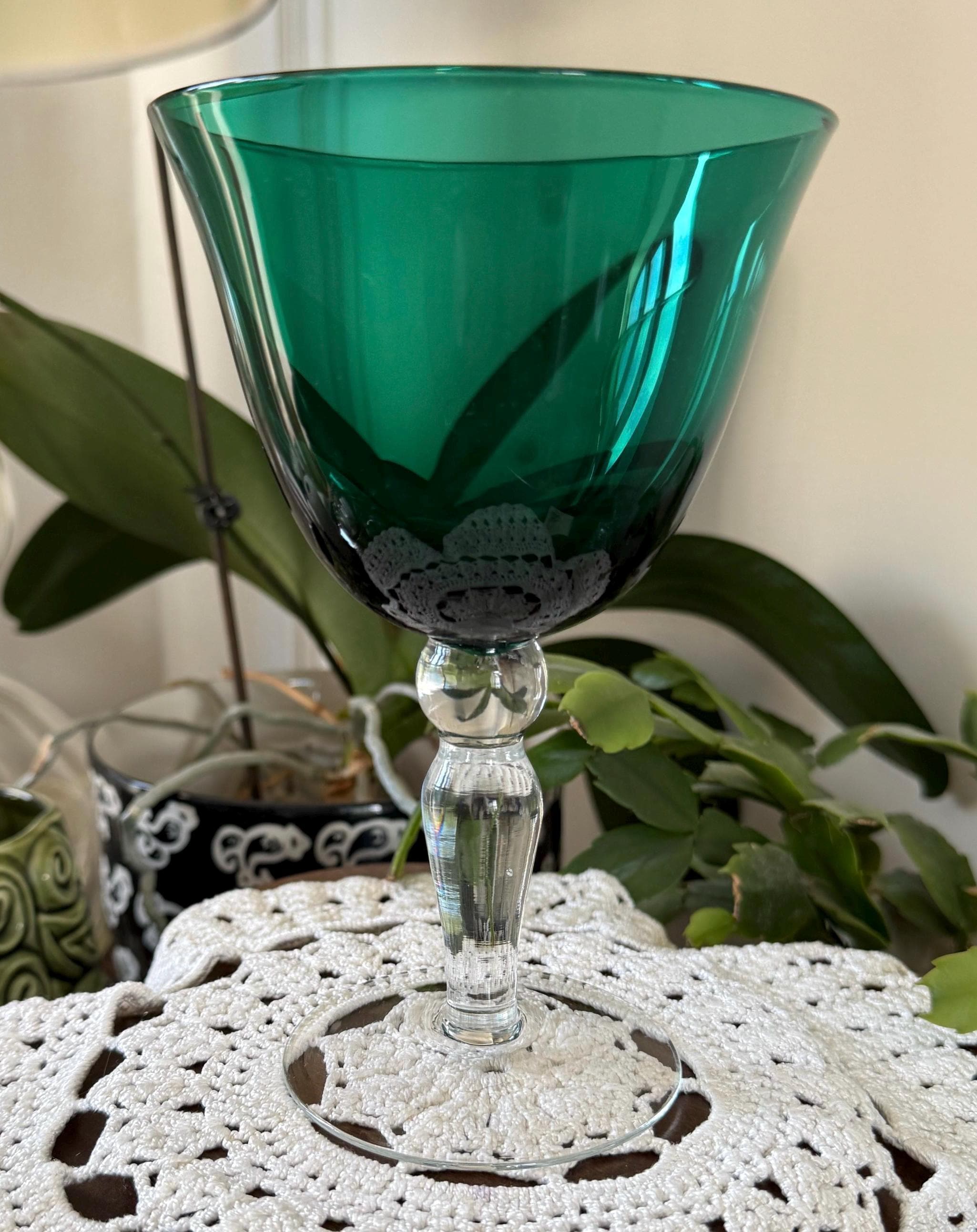 Italian Glass Wine Vessels - Etsy