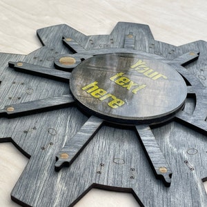 Custom 3D vault door wall art
