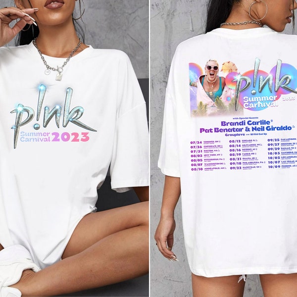 Pink Trustfall Tour Tshirt Etsy