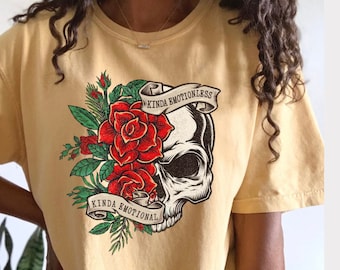 Camiseta un poco emocional un poco sin emociones