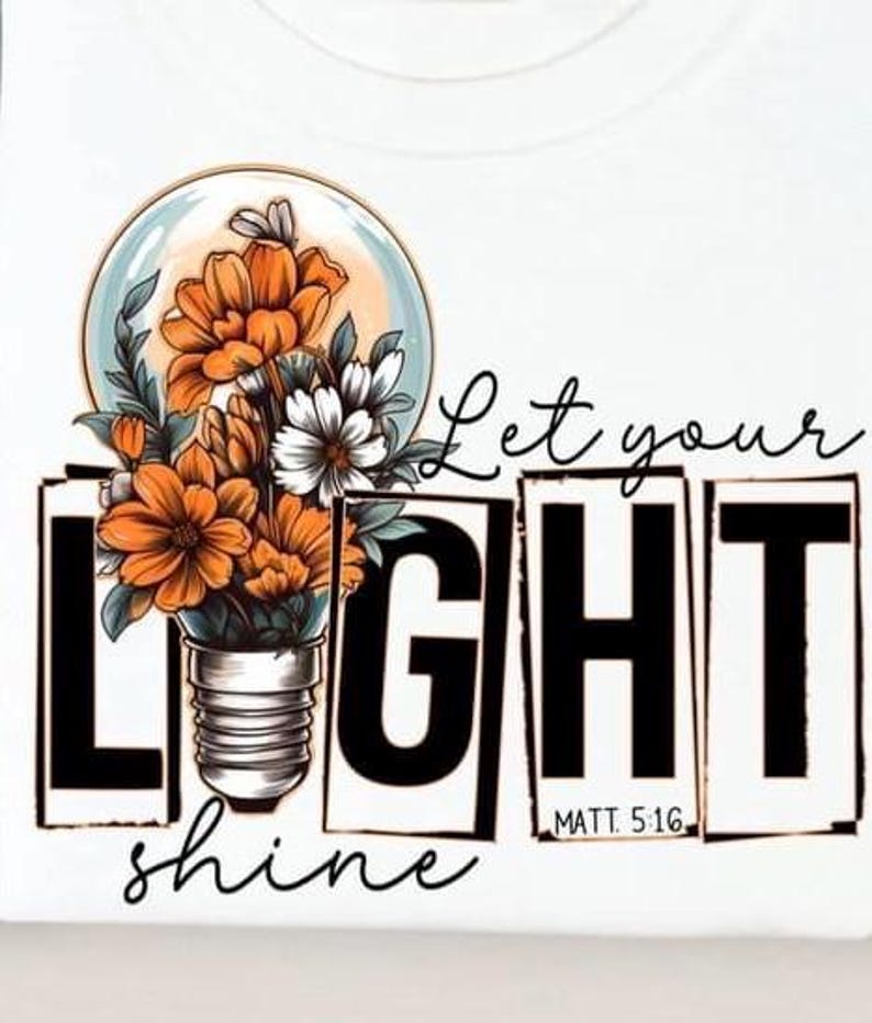 Let Your Light Shine Shirt - Etsy