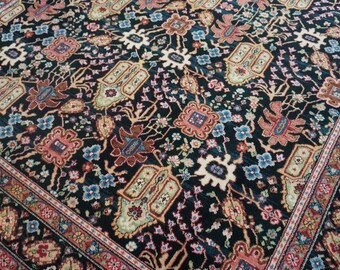 Authentic Karastan 8&#39;8&quot; x 11&#39;3&quot; Chaharr-Mahall # 604 Wool Pile American Rug