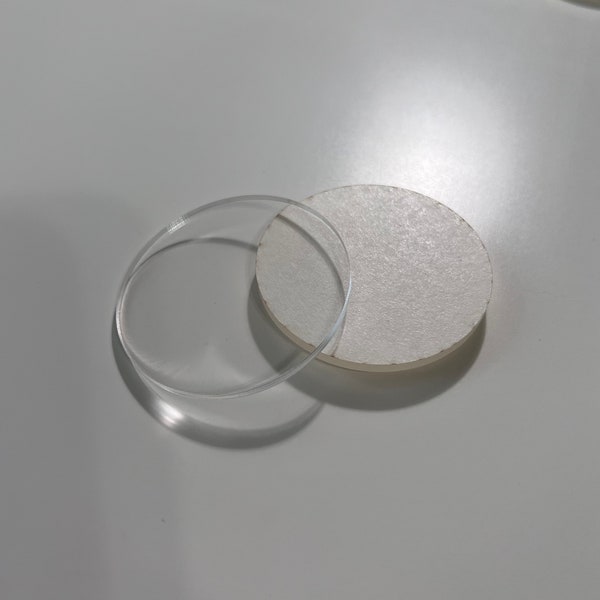 Clear Acrylic Circle Discs Packs - Multiple Thicknesses /Clear Circle Disc/Badge Reel Blanks/Resin Art Craft Blanks