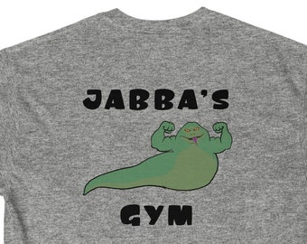 Camisa de Star Wars, Jabba the Hutt, camiseta de gimnasia
