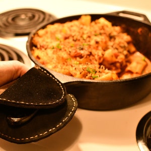 Handmade Leather Potholder/Grips
