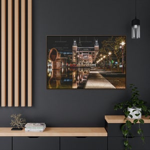 Amsterdam Rijksmuseum Framed Gallery Canvas Wrap