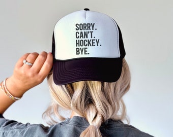 Hockey Mom Hat, Hockey Hat, Hockey Hat Mom, Hockey Mom Dad Son Daughter Coach Gift, Hockey Gifts, Sport Hat, Game Day Hat