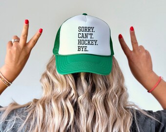 Hockey Mom Hat, Hockey Hat, Hockey Hat Mom, Hockey Mom Dad Son Daughter Coach Gift, Hockey Gifts, Sport Hat, Game Day Hat