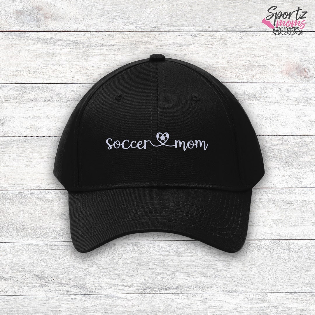 Cocomo Soul Soccer Mom Hat - Dark Grey Mesh Trucker Cap With 3D Embroidered Heart, One Size Fits Most