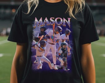 Custom Picture Comfort Colors Shirt: Personalized Sports Mom Gift