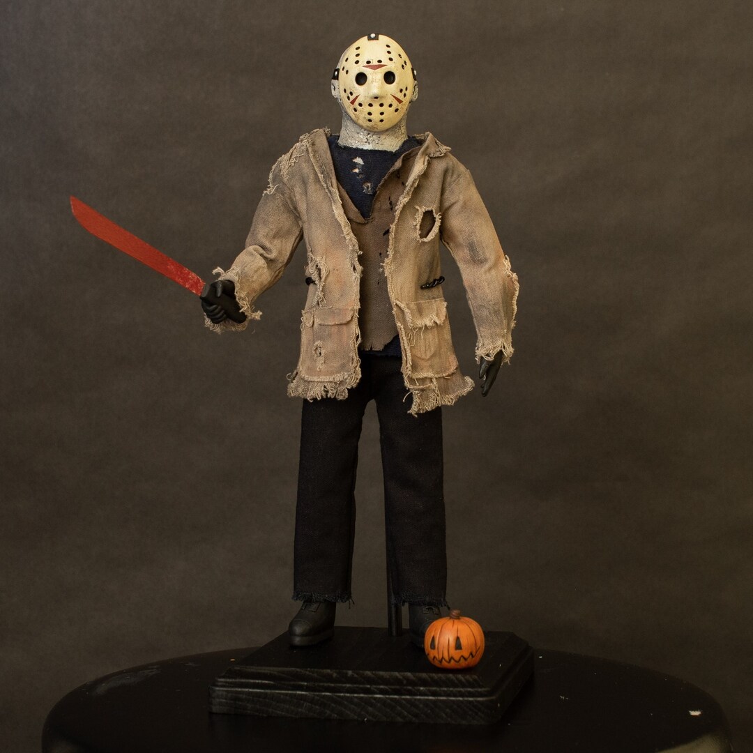 Jason Voorhees Doll Figurine Friday the 13th Movie 80s - Etsy
