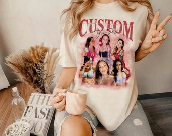 Custom your own tee, Custom your Logo, Insert your Design, Personalized Tshirt, Holiday gift, Birthday photo shirt, Valentines day  tee