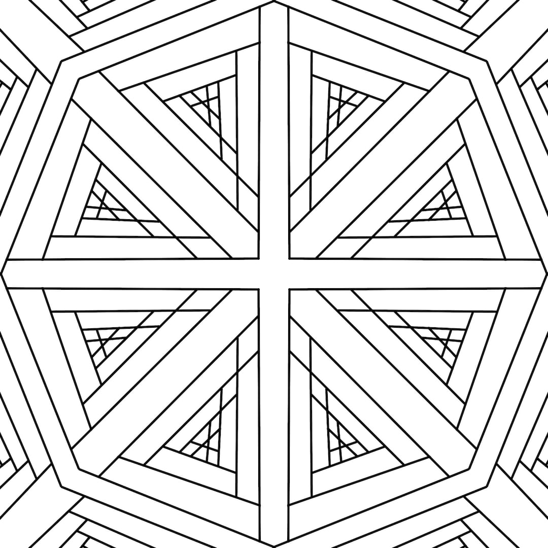 Downloadable and Printable Coloring Page or Template for Adults and ...