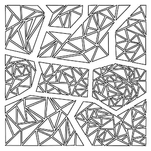 Downloadable and Printable Coloring Page or Template for Adults and Kids