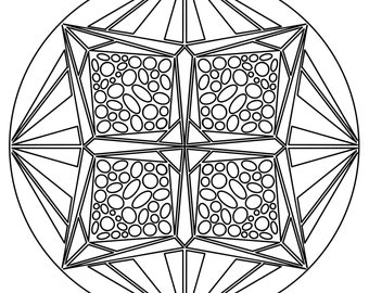 Downloadable and Printable Coloring Page or Template for Adults and ...