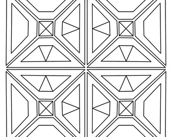 Downloadable and Printable Coloring Page or Template for - Etsy