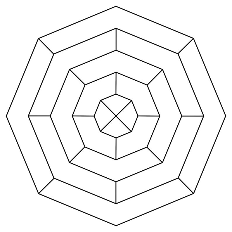 Downloadable and Printable Coloring Page or Template for Adults and ...