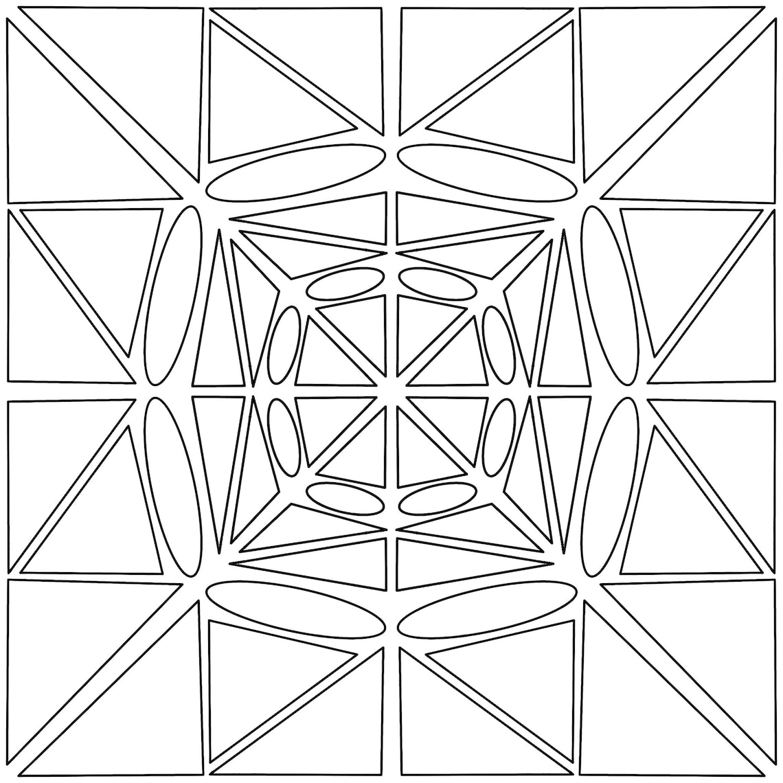 Downloadable and Printable Coloring Page or Template for Adults and ...