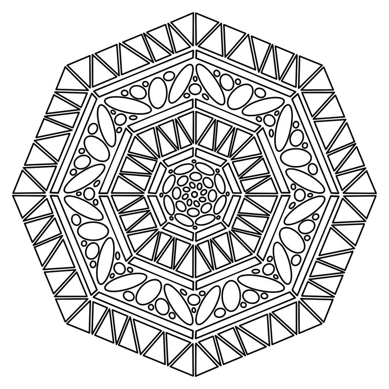 Downloadable and Printable Coloring Page or Template for Adults and Kid ...