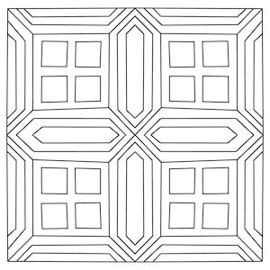 Downloadable and Printable Coloring Page or Template for Adults and Kids
