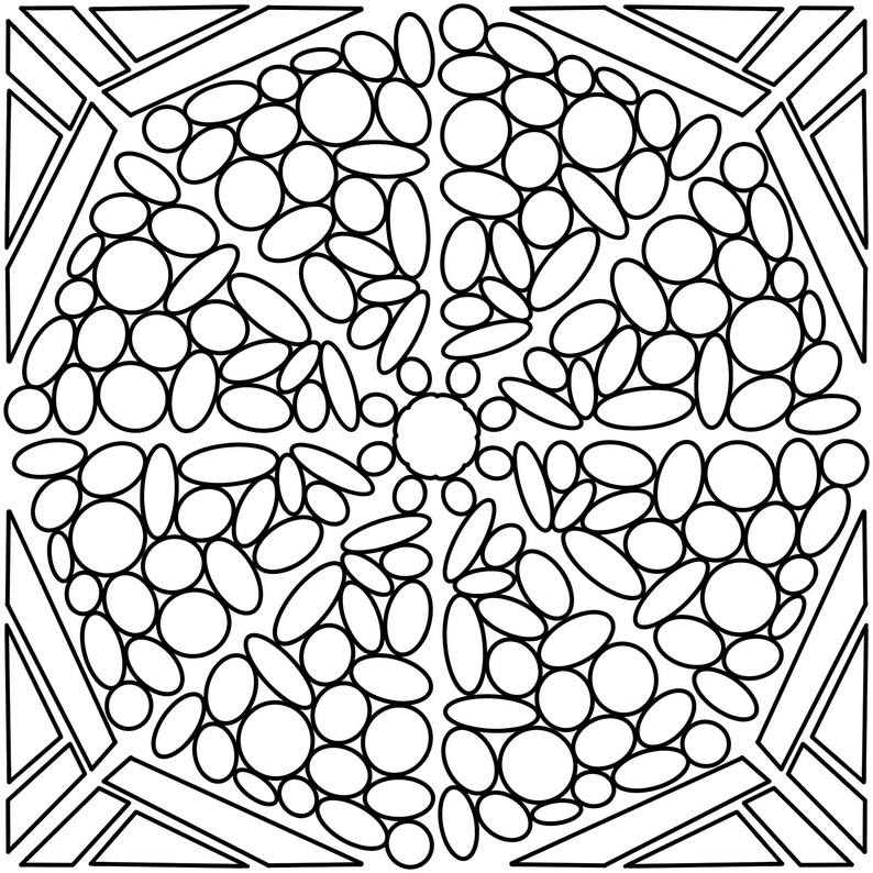 Downloadable and Printable Coloring Page or Template for Adults and ...