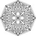 Downloadable and Printable Mandala Coloring Page or Template for Adults ...