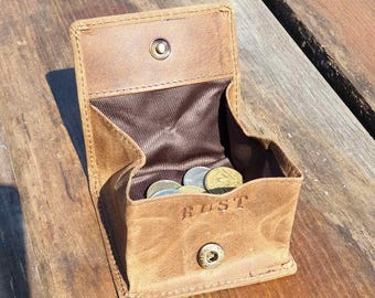 Coila - Compact Buffalo Leather Coin Pouch