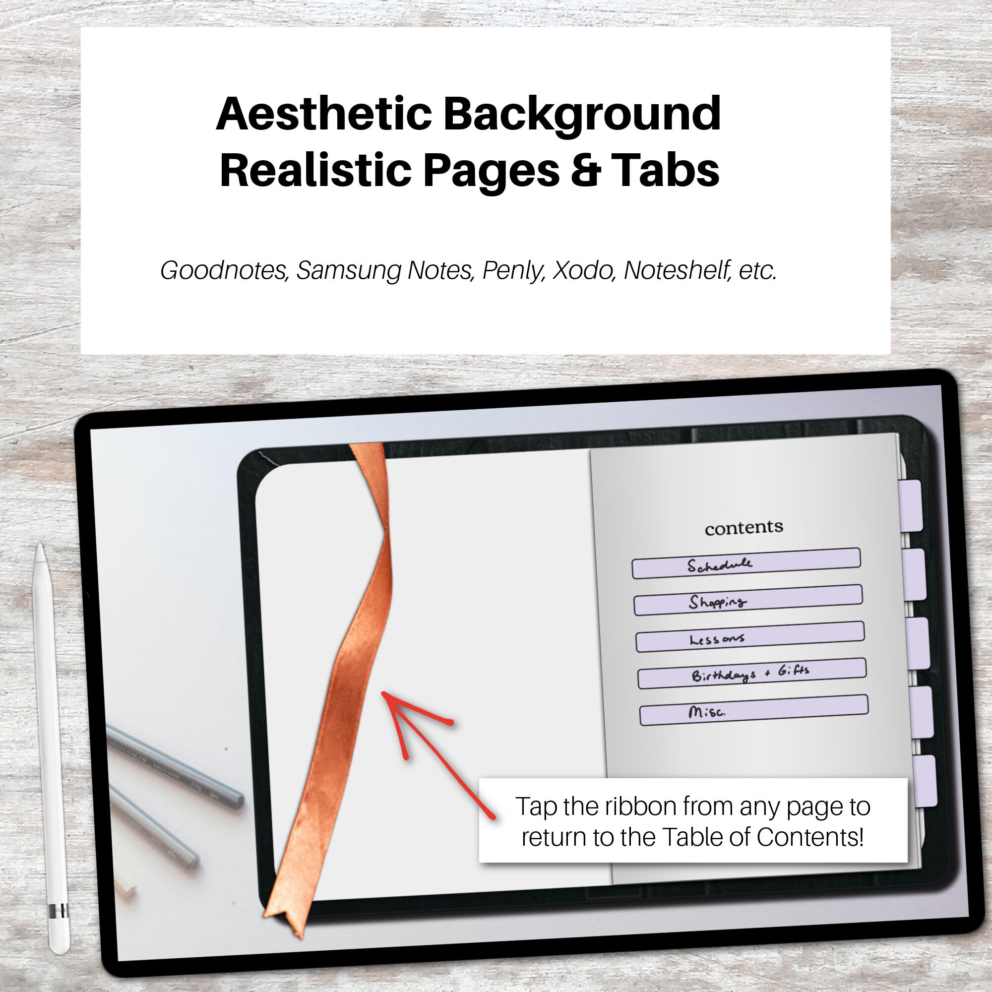 Realistic Journal.pdf BULLET JOURNAL Aesthetic Digital Planner | Hyperlinked PDF | 5 Sections ...
