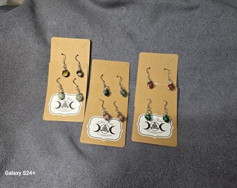 wire wrapped earrings