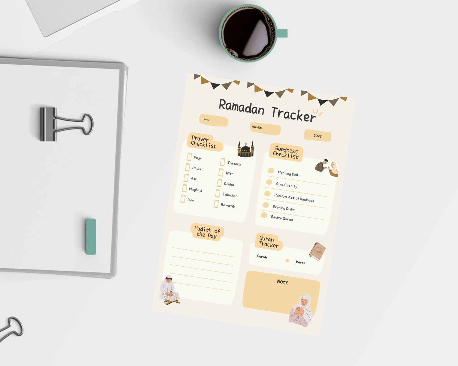 ramadan planner and journal