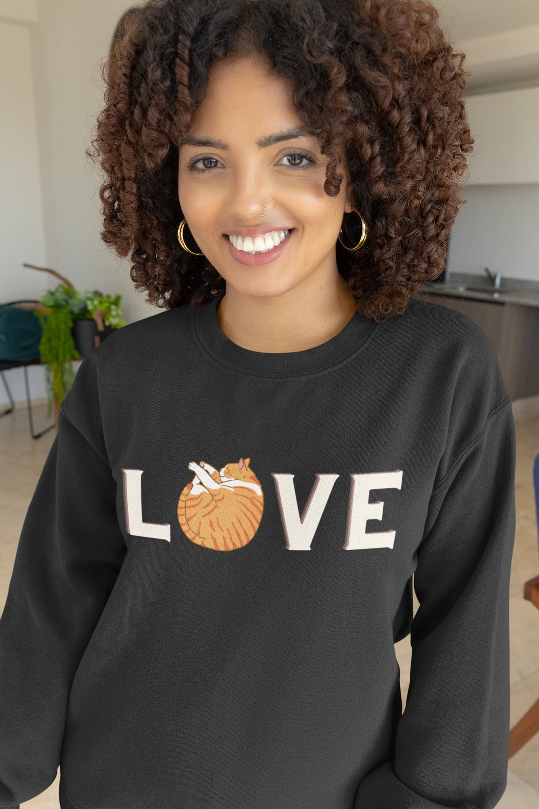 Love Cats Unisex Fleece Sweatshirt