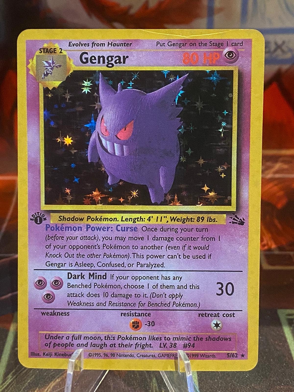 Holo Mega Gengar and Mimikyu/ Custom Holographic Pokémon Card -  Denmark