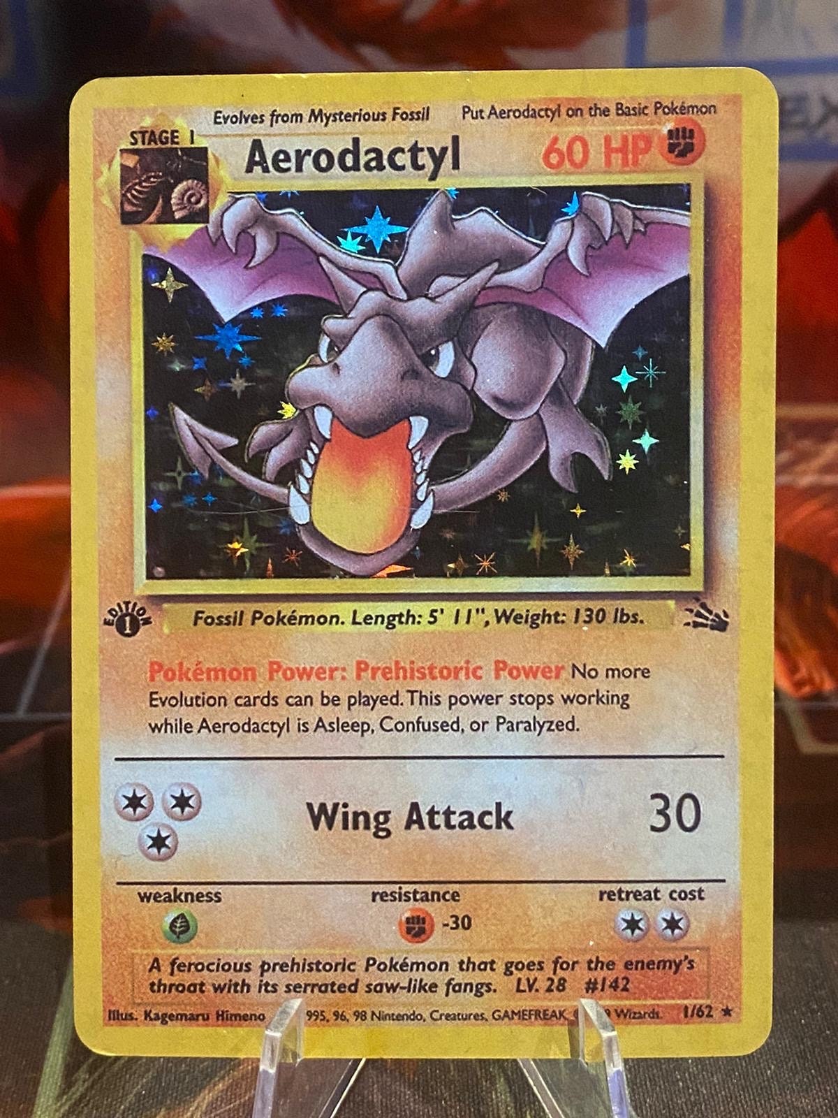 Thicc Aerodactyl Charizard Gx Ex Vmax V Pokémon Card Orica 