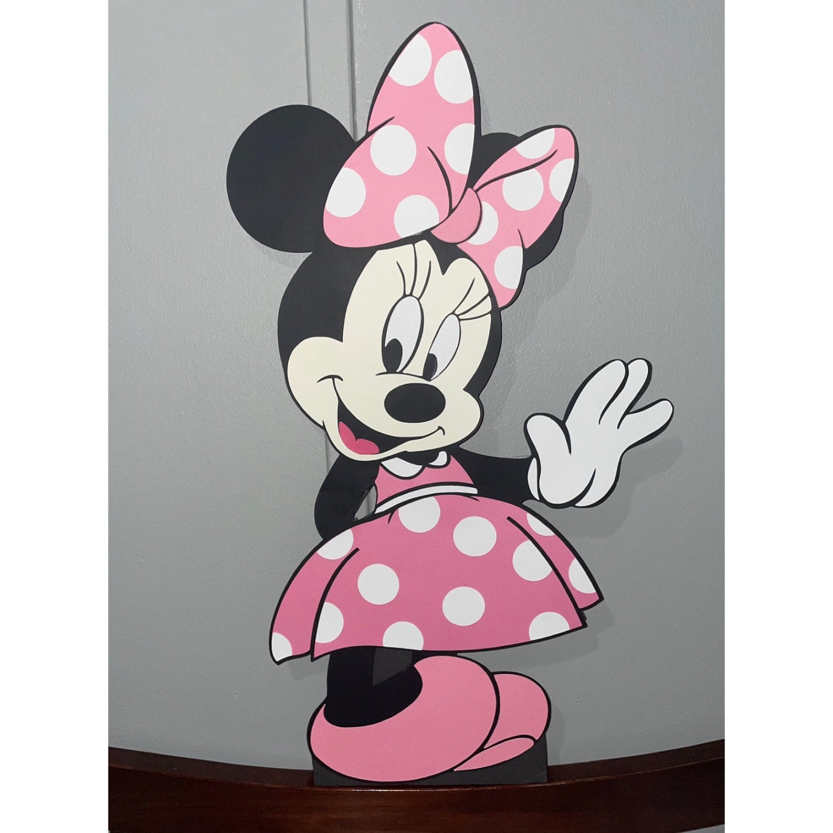 Mickey and Minnie Mouse Lifesize Yard Art, Birthday Decorations 