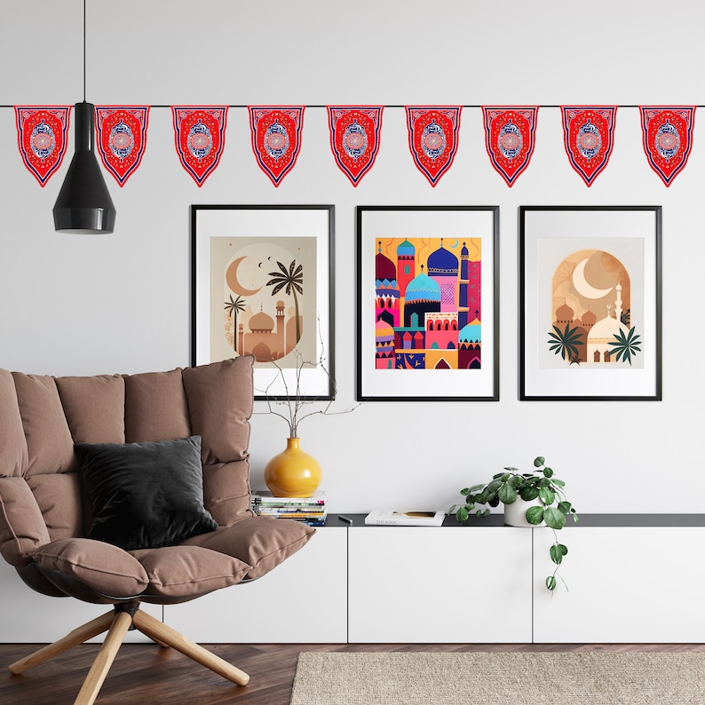 Ramadan Decoration Printable Set, Ramadan Mubarak, Ramadan Hanging ...