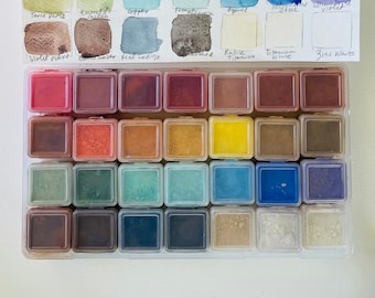 ICONOGRAPHY PIGMENT SET 28 Historic colors curated for traditional and classical iconography. Perfect to advance your practice in egg tempra