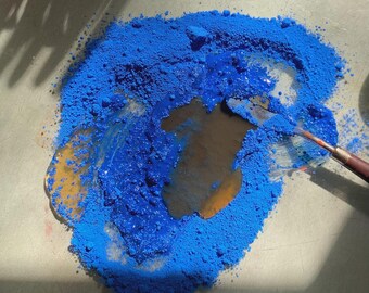 コバルトブルー水彩絵の具フルパン – 手作りアーティストペイント