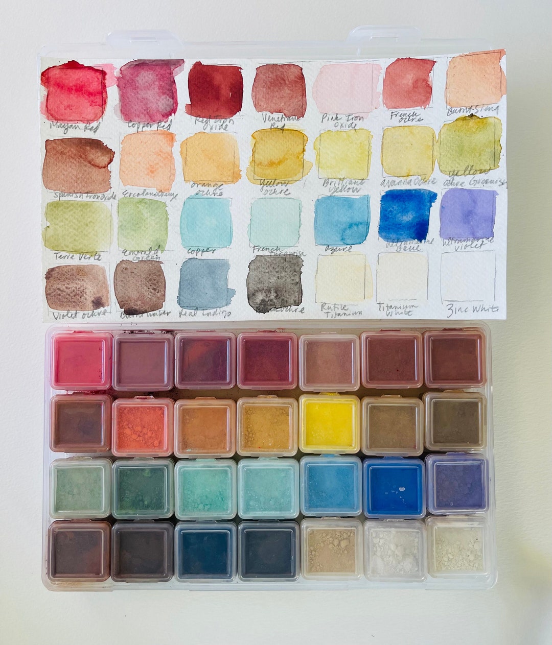 ICONOGRAPHY PIGMENT SET 28 Historic Colors Curated for Traditional and ...