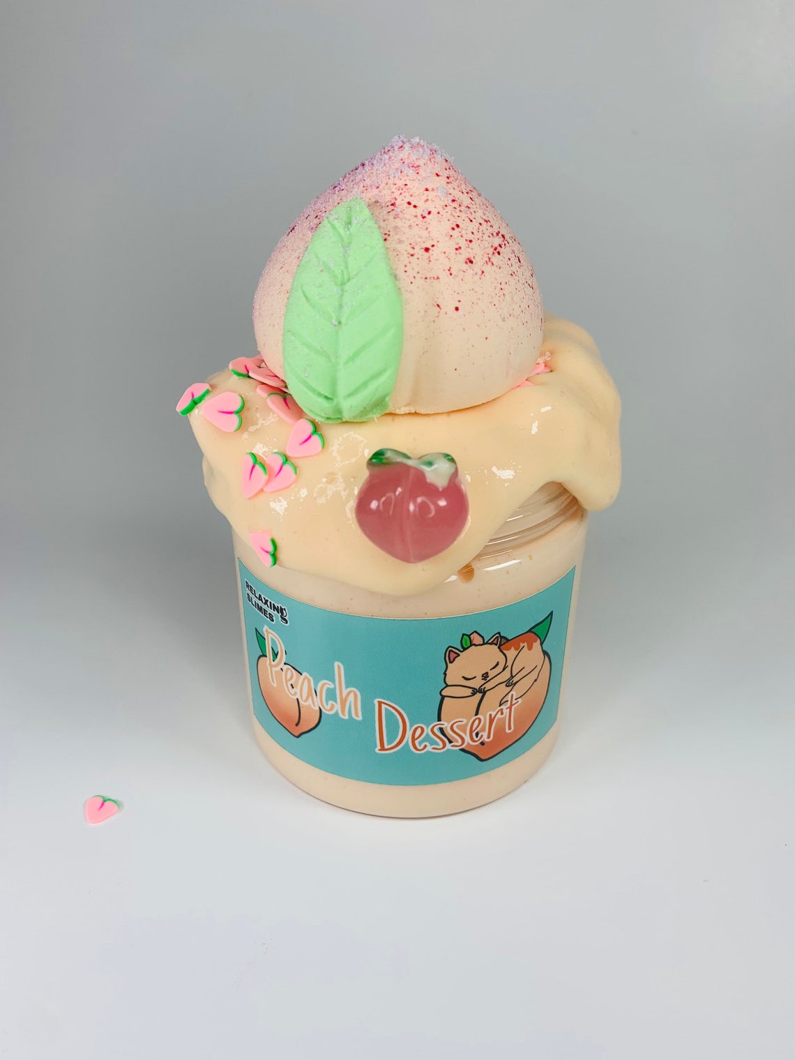 Peach Slime Peach DIY Butter Clay Slime Creamy Butter Etsy