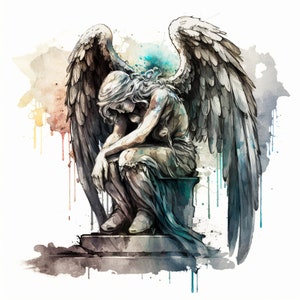 Crying angel print - .de