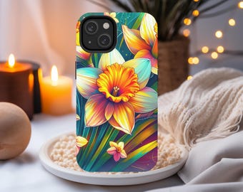 Daffodil Birth Flower Phone Case: March Birthday Gift