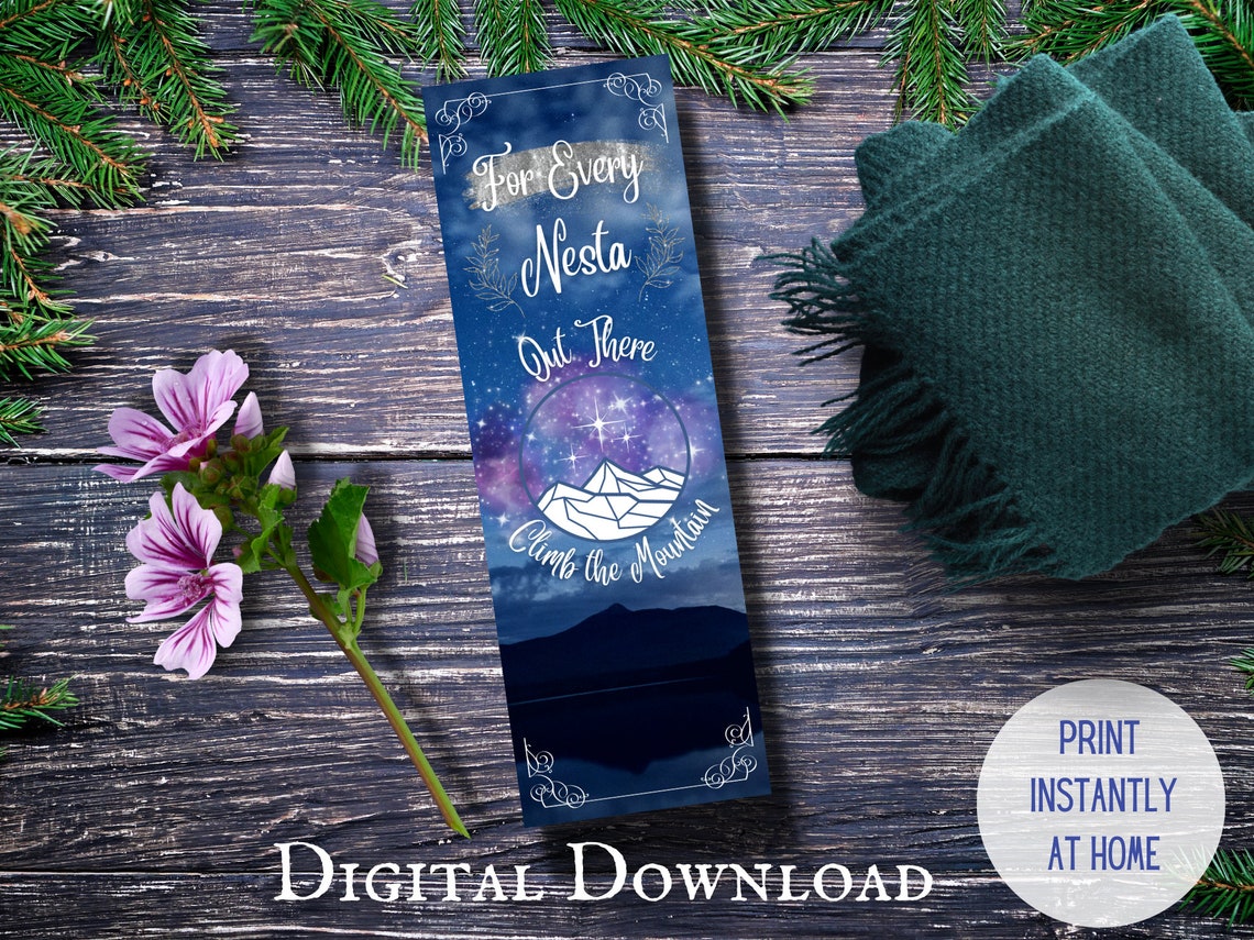 ACOTAR Printable Bookmarks, Sarah J Maas Quotes, A Court of Thorns and ...